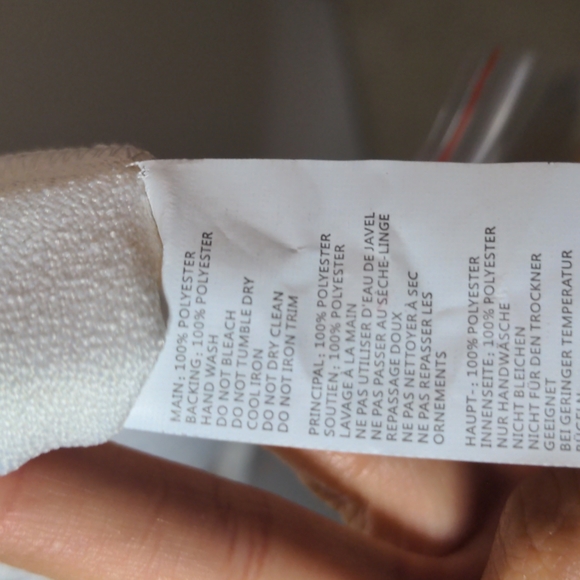 Boohoo Night two layer bodycon dress (Gold&White) - Picture 2 of 4